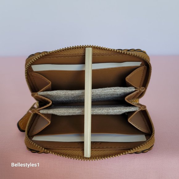 COACH Small Tabby Chain Clutch With Braided Trim & Matching Small Card Case SET⭐ - Picture 14 of 16